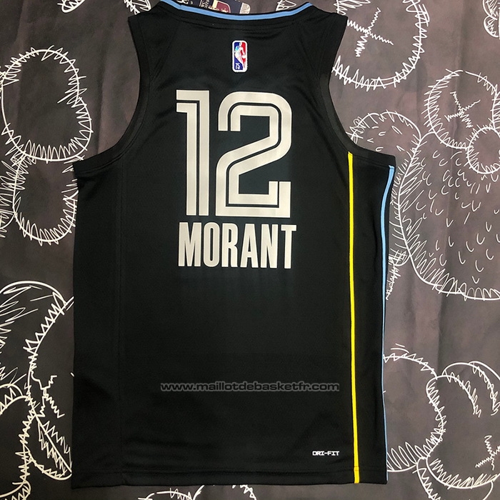 Maillot Memphis Grizzlies Ja Morant #12 Select Series Noir